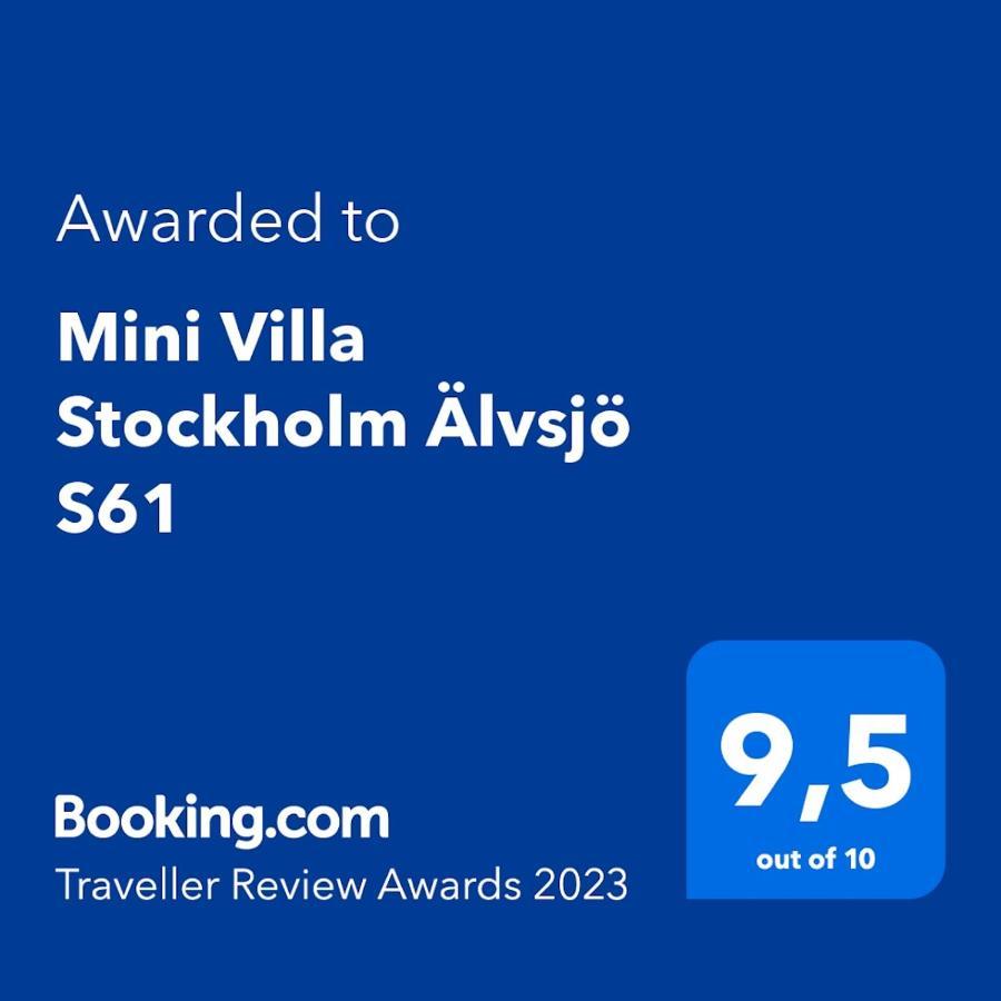 Mini Villa Stockholm Alvsjo S61 Buitenkant foto